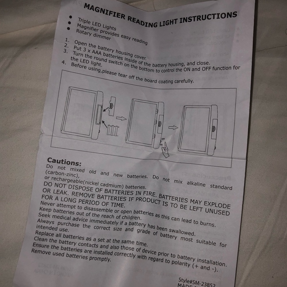 Magnifier reading light - Picture 4 of 7